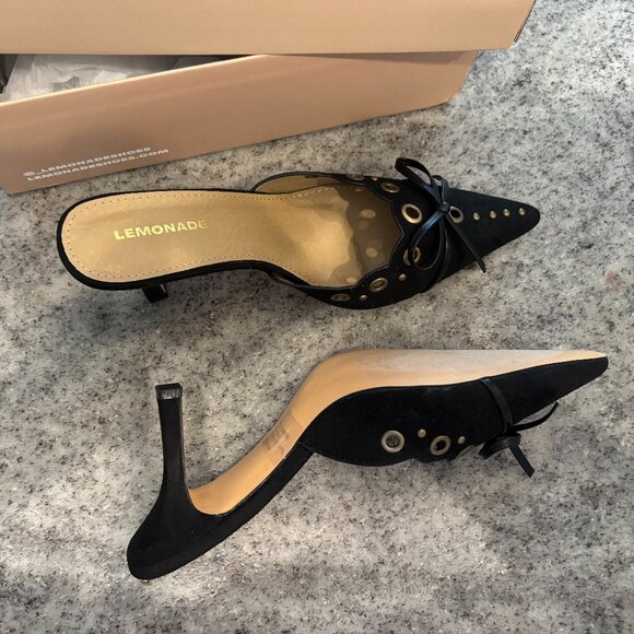 NWT Charisma Pointed Toe Heels Black Size 9 - Picture 3 of 6